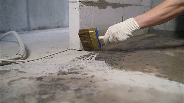 SJ Waterproofing Pros Waterproofing coverage map for New Castle, PA and surrounding area